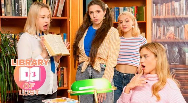 [clubsweethearts] Novella Night, Sara Bork, Molly Cute, Nice Viki (library Of Lust Part 1 03.29.2025) Seductive Mask Mystikal The Menace Porn