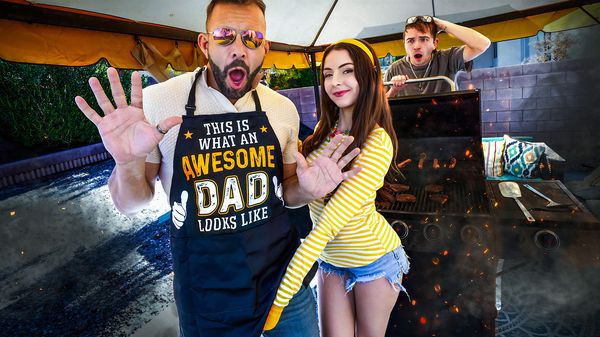 [FamilyStrokes] Serena Hill – “I’ll Drain Your Cock Before The BBQ” Serena Gets Marinated In Daddy’s White Sauce White Hair Porn Missa X Full Porn