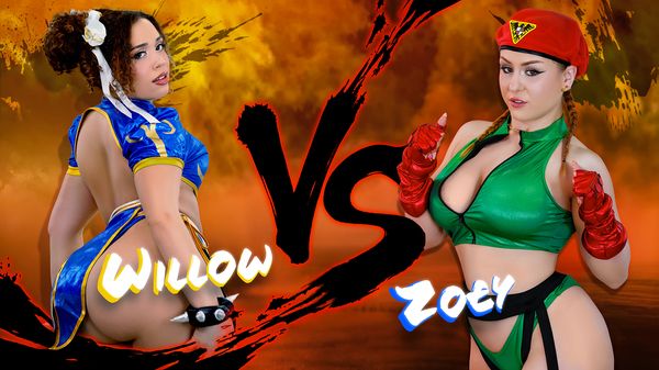 Willow Ryder Vs Zoey Uso! Fight! (Street Fighter Parody) Ryder Rey Porn